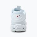 Women's handball shoes Mizuno Wave Stealth 6 white/aleutian/cloud pink 6