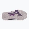 Mizuno Wav Stealth Neo 2 handball shoe white / navy peony / peach parfait 4