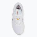 Mizuno Wav Stealth Neo 2 handball shoe white / navy peony / peach parfait 5