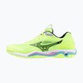 Men's handball shoes Mizuno Wave Stealth 6 neo lime/black/splish splash 8