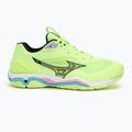 Men's handball shoes Mizuno Wave Stealth 6 neo lime/black/splish splash 2