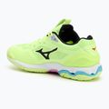 Men's handball shoes Mizuno Wave Stealth 6 neo lime/black/splish splash 3