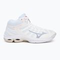 Women's volleyball shoes Mizuno Wave Voltage 2 Mid white/aleutian/cloud pink 2