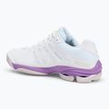 Women's volleyball shoes Mizuno Wave Voltage 2 white/patrician purple/quince 3