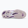 Women's volleyball shoes Mizuno Wave Voltage 2 white/patrician purple/quince 4