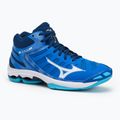 Mizuno Wave Voltage 2 Mid volleyball shoe mugen blue/white/estate blue