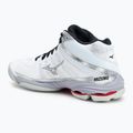 Men's volleyball shoes Mizuno Wave Voltage 2 Mid white/salsa/black 3