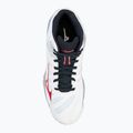 Men's volleyball shoes Mizuno Wave Voltage 2 Mid white/salsa/black 5