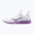 Women's volleyball shoes Mizuno Wave Luminous 3 white/patrician purple/quince 8