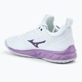 Women's volleyball shoes Mizuno Wave Luminous 3 white/patrician purple/quince 3