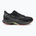 Men's running shoes Mizuno Wave Rider 28 black/silver/sunny lime 2