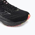 Men's running shoes Mizuno Wave Rider 28 black/silver/sunny lime 7