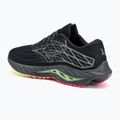 Men's running shoes Mizuno Wave Inspire 20 black/silver/sunny lime 3