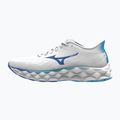 Women's running shoes Mizuno Wave Sky 8 white/laser blue/mugen blue 8