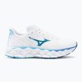 Women's running shoes Mizuno Wave Sky 8 white/laser blue/mugen blue 2