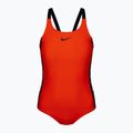 Children's one-piece swimsuit Nike Logo Tape red NESSB758
