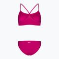 Women's two-piece swimsuit Nike Essential Sports Bikini pink NESSA211 2