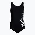 Nike Crossback children's one-piece swimsuit black NESSC727-001