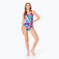 Women's one-piece swimsuit Nike Multiple Print Fastback purple NESSC010-593 5