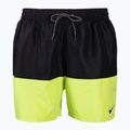 Men's Nike Split 5" Volley swim shorts black and green NESSB451-312