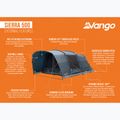 Vango Sierra 500 deep blue 5-person camping tent 13