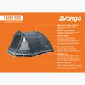 Vango Tahoe 500 deep blue 5-person camping tent 13