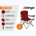 Vango Fiesta hiking chair dark autumn 7