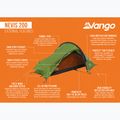 Vango Nevis 200 pamir green 2-person trekking tent 13