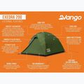 Trekking tent 2-osobowy Vango Exedra 200 forest green 11