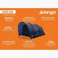 4-person camping tent Vango Capri 400 twilight blue 10