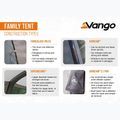 5-person camping tent Vango Iris 500 twilight blue 11