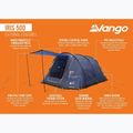 5-person camping tent Vango Iris 500 twilight blue 13
