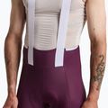 Men's cycling shorts Rapha Brevet Element Cargo Bib Shorts plum/white 3