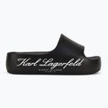 Women's flip-flops KARL LAGERFELD Kobo II Hotel Logo black eco eva