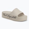 Women's flip-flops KARL LAGERFELD Kobo II Hotel Logo off white eco eva