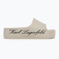 Women's flip-flops KARL LAGERFELD Kobo II Hotel Logo off white eco eva 2