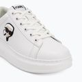 Women's shoes KARL LAGERFELD Kapri Nft Lo Lace white leather 7