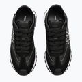KARL LAGERFELD women's shoes Kairo Kl Sidetrim black leather/textille 4