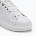 Women's shoes KARL LAGERFELD Kapri Signia Shine white leather/mono 7