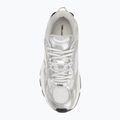 KARL LAGERFELD women's shoes Orion Sidetrim white leather/textile w/silver 5