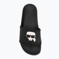 KARL LAGERFELD women's flip-flops Kondo 2.0 NFT black rubber 5