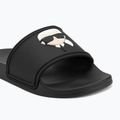 KARL LAGERFELD women's flip-flops Kondo 2.0 NFT black rubber 7