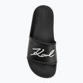 KARL LAGERFELD women's flip-flops Kondo 2.0 Signia black rubber 5