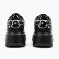 KARL LAGERFELD women's shoes Anakapri Autograph Studs black leather w/silver 2
