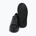 KARL LAGERFELD women's shoes Anakapri Autograph Studs black leather w/silver 3