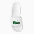 Lacoste men's slides 45CMA0002 white/green 5