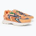 Lacoste men's shoes 47SMA0008 orange / navy 8