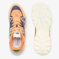 Lacoste men's shoes 47SMA0008 orange / navy 12