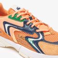 Lacoste men's shoes 47SMA0008 orange / navy 13
