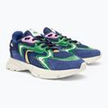 Lacoste men's shoes 47SMA0008 blue / green 8